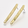 Alloy Stud Earring Findings PALLOY-S121-136-2