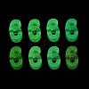 Luminous Frosted Transparent Acrylic Beads TACR-T029-21G-4