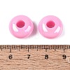 Opaque Acrylic European Beads OACR-E033-19K-3