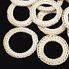 Handmade Reed Cane/Rattan Woven Linking Rings WOVE-T005-25-1
