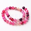 Natural Striped Agate/Banded Agate Beads Strands G-D845-01C-10mm-2