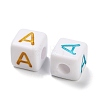 Opaque Acrylic Beads X-OACR-I022-01A-2
