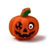 Halloween Silicone Focal Beads SIL-P011-01B-1