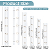5 Pairs 5 Styles Stainless Steel Corset Busk FIND-CL0002-01-2