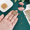 60pcs 6 styles Brass Cup Pearl Peg Bails Pin Pendants FIND-AR0005-35-5