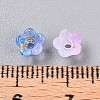 Frosted Transparent Acrylic Beads X-OACR-N137-72K-4