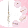 6Pcs 3 Styles Glass Teardrop Window Hanging Suncatchers HJEW-BM0001-48-6