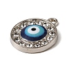 Alloy Rhinestone Pendants FIND-B068-01P-2
