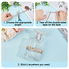 4 Rolls 4 Styes Glass Self Adhesive Hotfix Rhinestone Ribbon Trimming DIY-DR0001-95B-3
