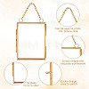 Glass Rectangle Wall Hanging Photo Frame AJEW-WH0314-470A-4