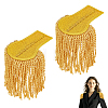 Polyester Tassel Epaulettes AJEW-WH0481-519C-01-1