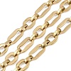 201 Stainless Steel Oval Link Chains CHS-F024-02A-G-1