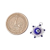 Beaded Star Eye Charms PALLOY-MZ00574-04-2