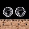 Transparent Glass European Beads GPDL-Q024-14mm-A11-3