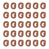 Opaque Acrylic European Beads OACR-TAC0019-006G-2