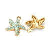304 Stainless Steel Enamel Pendants STAS-Z193-13G-03A-2
