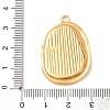 Printed 304 Stainless Steel Enamel Pendants SA-CBAB1B6-03G-03-3
