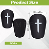 2 Pairs Plastic Shin Guard AJEW-CN0007-05A-2
