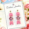 Acrylic Stud Dangle Earrings for Women WG1F7D6-01-2