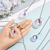 4Pcs 4 Styles Glass Charms Ceiling Fan Pull Chain Extenders HJEW-SP0001-80-3