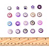 40Pcs 20 Styles DIY Rondelle European Beads Findings Kit DIY-FS0009-85-5