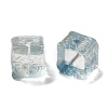 Transparent Glass Beads GLAA-D025-02B-2