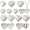 10Pcs 10 Styles 304 Stainless Steel Locket Pendants STAS-YW0011-31-1