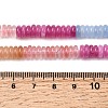 Cherry Quartz Glass & Dyed Natural White Jade & Green Aventurine Beads Strands X-G-H333-02C-6