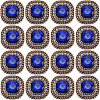 Gorgecraft 16Pcs Alloy Rhinestone Shank Buttons BUTT-GF0003-51A-1