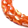 AB Color Plated Glass Beads Strands EGLA-P051-06B-B05-3