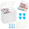 6 Sets 28 Grids Rectangle Plastic Organizer Boxes CON-GA0001-39A-1