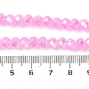 Baking Electroplate Glass Beads Strands LS-DGLA-A039-J6MM-B09-4