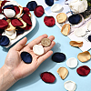 Polyester Artificial Rose Flower Petals AJEW-WH20067-107C-4