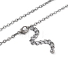 Alloy Star Tassels Pendant Necklace NJEW-M221-02B-3