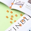 Autumn Theme Transparent Acrylic Beads TACR-S089-10mm-11-6