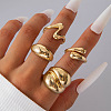 4Pcs Alloy Finger Rings Sets WG7802C-01-1