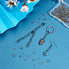 250Pcs 5 Styles Ion Plating(IP) 304 Stainless Steel Jump Rings STAS-WR0001-48-4