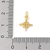 925 Sterling Silver Pave Clear Cubic Zirconia Star Charms STER-K181-01A-G-3
