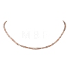 Natural Mixed Gemstone Faceted Cube Beaded Necklaces for Women NJEW-JN06285-3