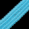 Transparent Glass Beads Strands EGLA-A044-T1mm-MD08-2