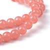 Imitation Jade Glass Beads Strands DGLA-S076-8mm-07-2