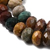 Natural Ocean Agate/Ocean Jasper Beads Strands G-C259-A32-5x8mm-8