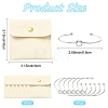 6Pcs Knot Shape Cuff Bangle BJEW-YW0001-19-2