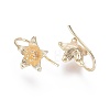 Brass Dangle Earring EJEW-E253-02G-1