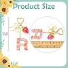 Alloy & Resin Pendant Decorations HJEW-YW00401-04-3