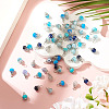 100Pcs Mixed Styles Glass Pendants PALLOY-TADJ00007-4