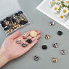 48Pcs 4 Colors Alloy Cord Locks FIND-PH0062-18-3