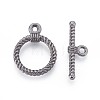 Alloy Toggle Clasps X1-PALLOY-F178-01B-2
