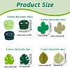 18Pcs 6 Styles Silicone Beads SIL-HS0001-08-2