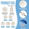 30Pcs 5 Styles Natural Freshwater Shell Beads SHEL-TA0001-32-5